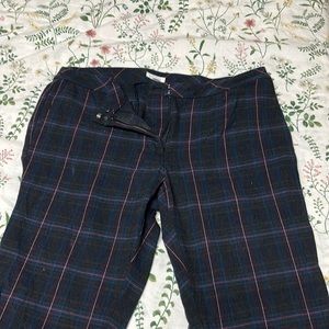 J Jill size 12 skinny plaid pants